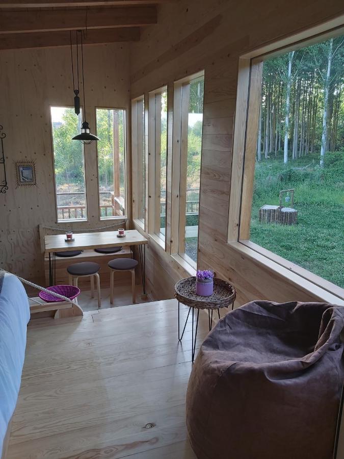 Bonita Cabana De Los Arboles En La Rioja , Durmiendo Entre Arboles Anguciana Exterior foto